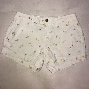 Old Navy Gold and White Shorts